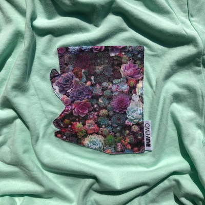 "NEW SUCCULENT" AZ Pocket Tee
