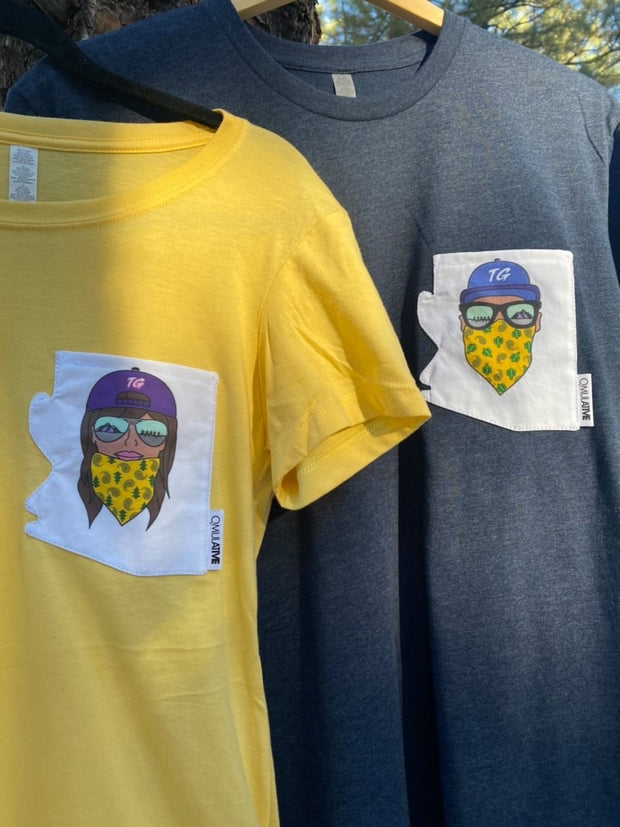 'TRAIL GANGSTAZ' AZ POCKET TEE!